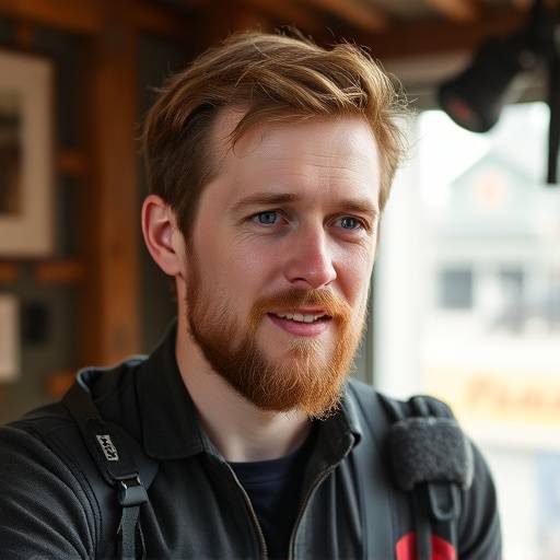 Optagelse fra interview med musikeren Lars Jensen