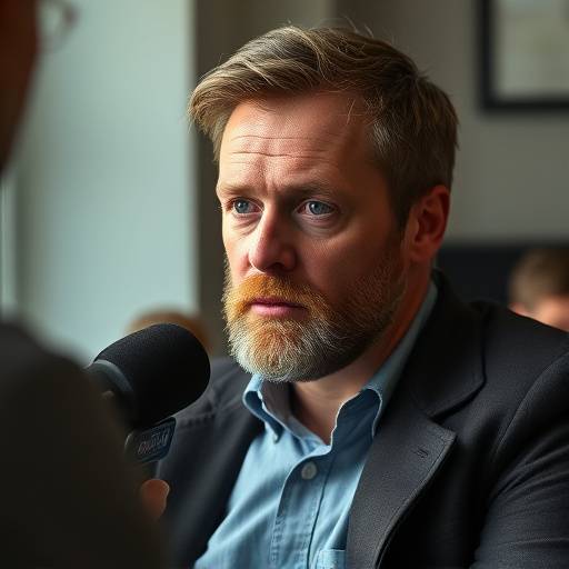 Optagelse fra interview med politiker Anders Christensen